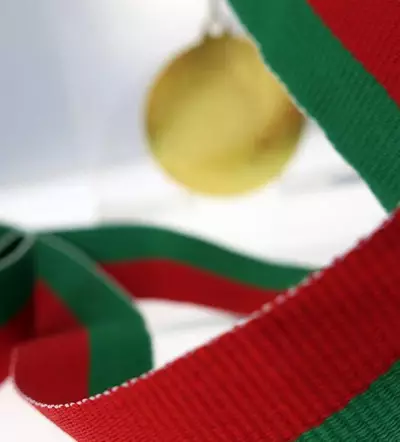 Snur Medalie Rosu/Verde [4]