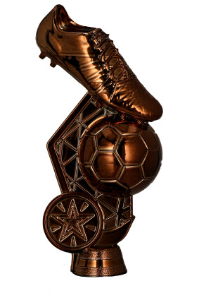 Figurine Plastic - Figurina F264 – statueta plastic fotbal aur/argint/bronz 14 cm pentru trofee și premii