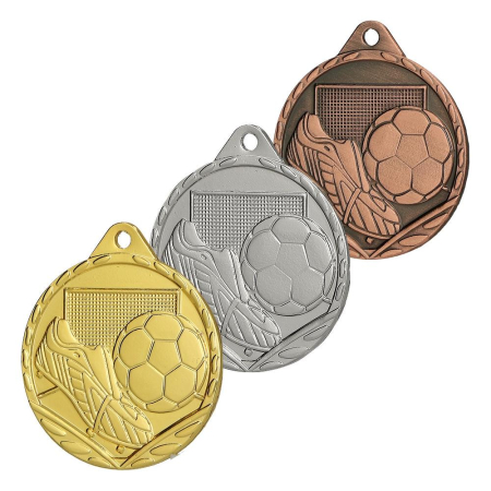 Sporturi - Medalie Fotbal MMC8850 ARMURA 50mm aur argint bronz