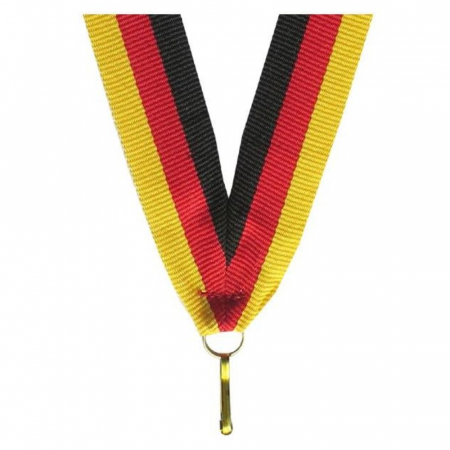 Snur Medalie Negru / Rosu / Galben