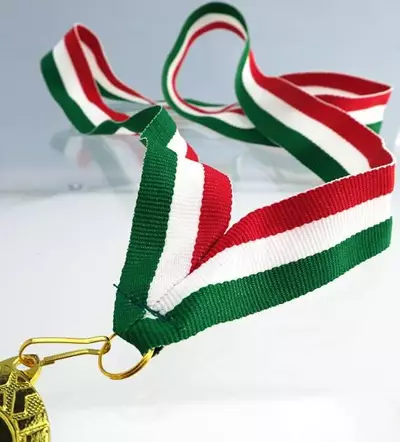 Snur Medalie Rosu /Alb /Verde [2]
