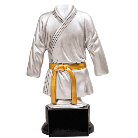 Trofeu Karate din rășină 20 cm cu bază marmură neagră – premiu arte marțiale [2]