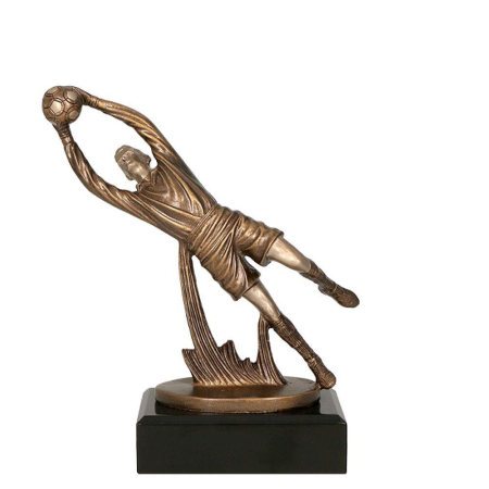Trofee Rasina - Trofeu portar fotbal din rășină 21 cm – premiu sportiv „cel mai bun portar”