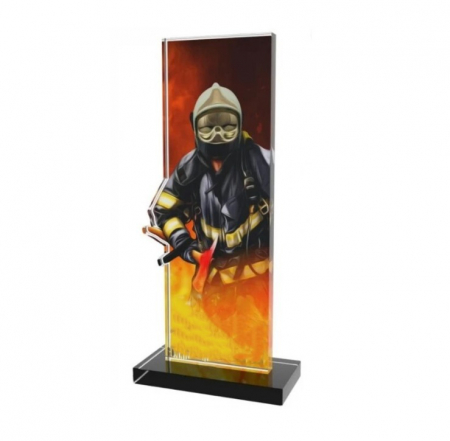 Trofee - Trofeu acril Pompieri
