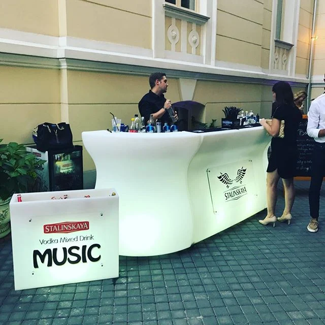 Bar modular luminos pentru exterior din polietilena BARTOLOMEO [17]