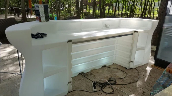 Bar modular luminos pentru exterior din polietilena BARTOLOMEO [15]