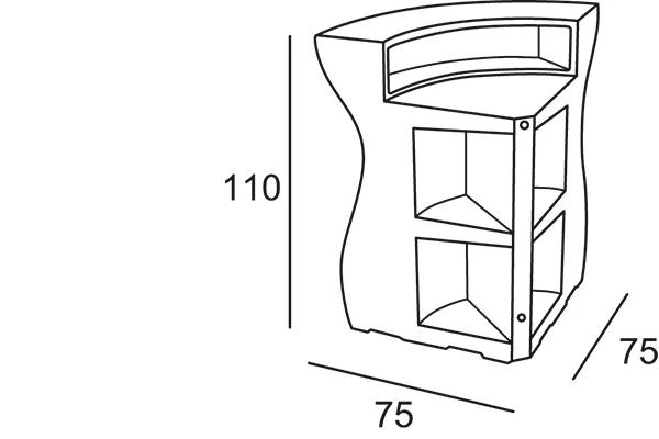 BARTOLOMEO colt bar luminos modular pentru interior / exterior [11]