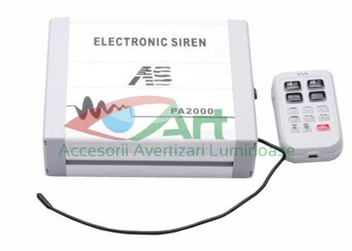 Amplificator profesional pentru sirena auto cu MP3. [5]