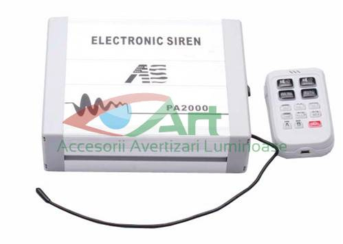 Amplificator profesional pentru sirena auto cu MP3. [3]