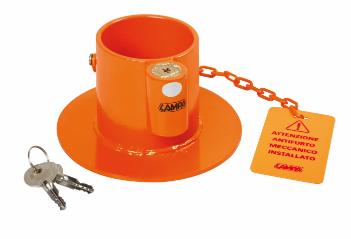 Antifurt blocare pivot cuplare semiremorca camion [15]