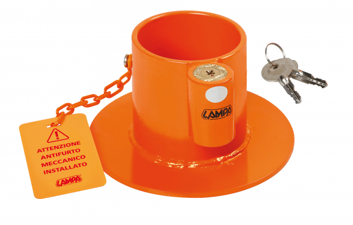 Antifurt blocare pivot cuplare semiremorca camion [2]