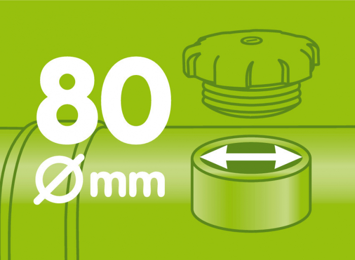 Antifurt combustibil camion T-Block - Ø 80mm [13]