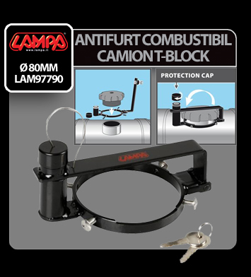 Antifurt combustibil camion T-Block - Ø 80mm [16]