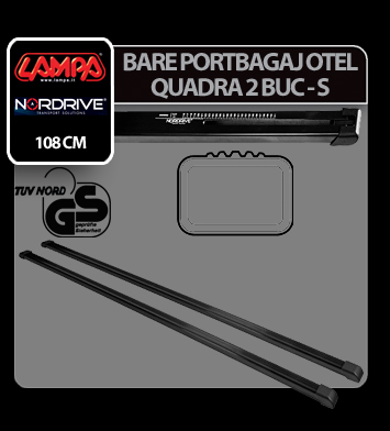 Bare portbagaj otel Quadra, 2buc - S - 108cm [4]