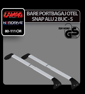Bare portbagaj telescopice alumin Snap Alu 2buc - S - 80÷111cm [10]