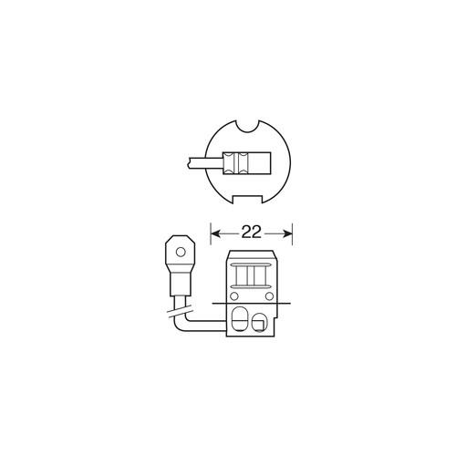 Bec halogen 24V - H3 - 70W - PK22s 1buc Narva [3]