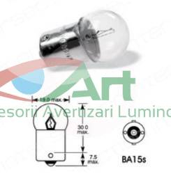 Bec pozitie 24V/5W R5W BA15S Lohuis [4]