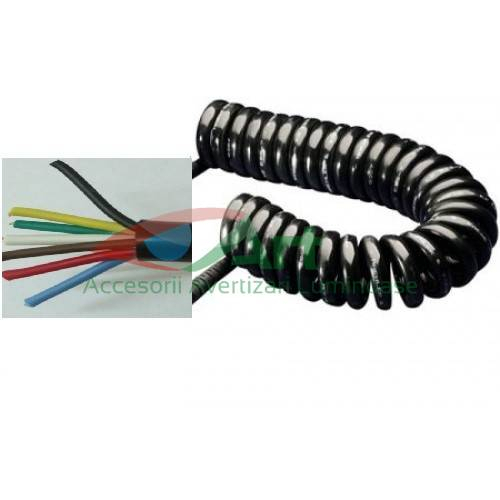 Cablu Electric Spiralat 4 m lungine 7 fire [5]