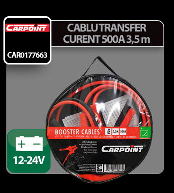 Cablu transfer curent 350cm 12/24V 500A [6]