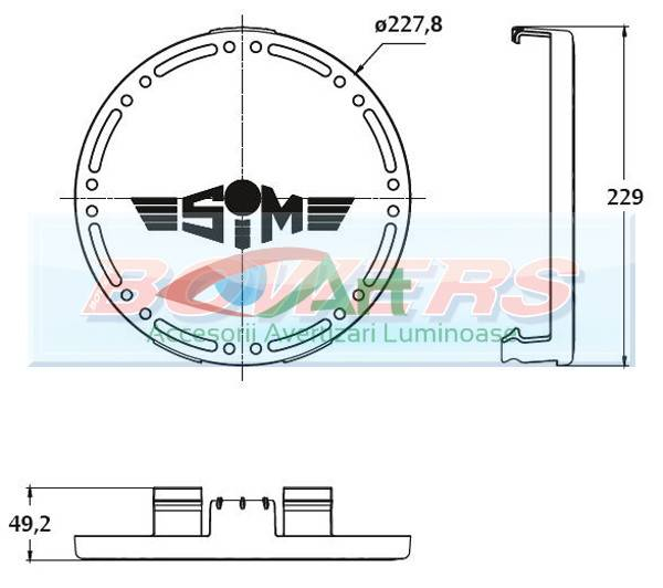 Capac de protectie proiectoare SIM [4]