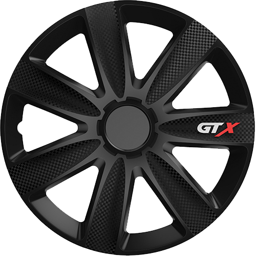 Capace roti auto GTX Carbon BL 4buc - Negru - 16'' [3]