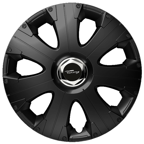 Capace roti auto Racing Pro 4buc - Negru - 13'' [2]