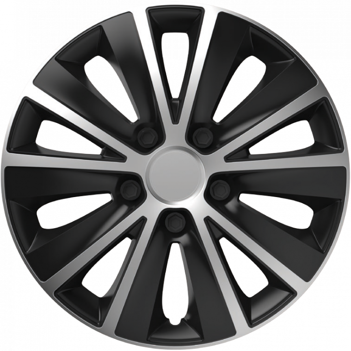 Capace roti auto Rapide SB 4buc - Argintiu/Negru - 16'' [2]