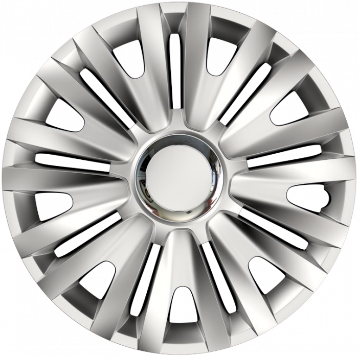 Capace roti auto Royal RC 4buc - Argintiu - 14'' [2]
