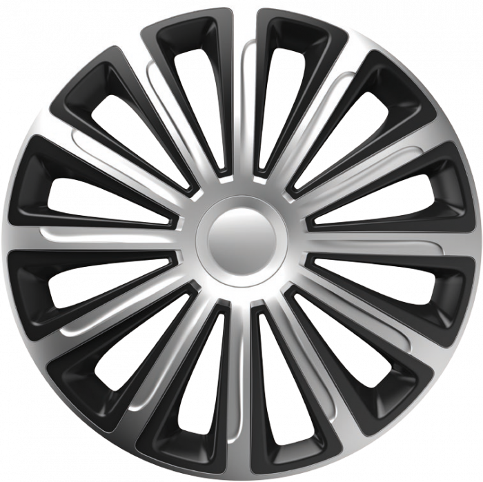 Capace roti auto Trend SB 4buc - Argintiu/Negru - 16'' [3]
