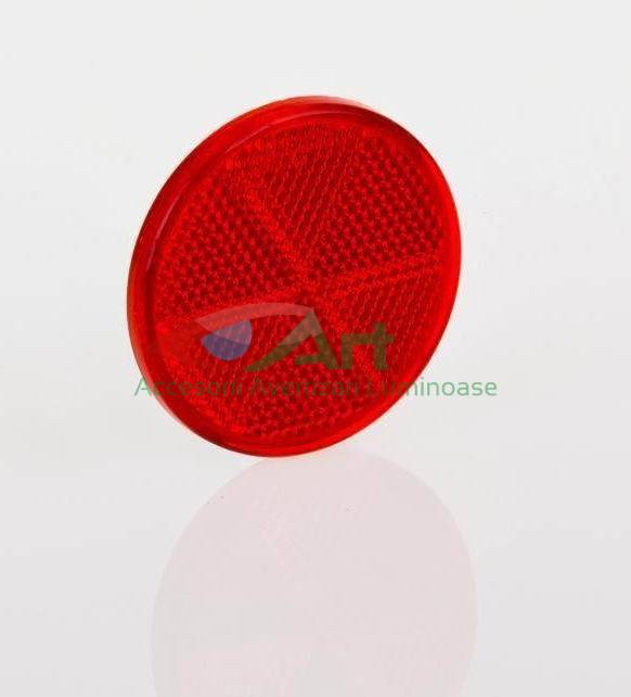 Catadioptru rotund adeziv rosu Fristom DOB-032-C [5]