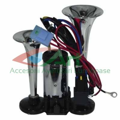 Claxon 2 goarne 12V cu compresor [5]