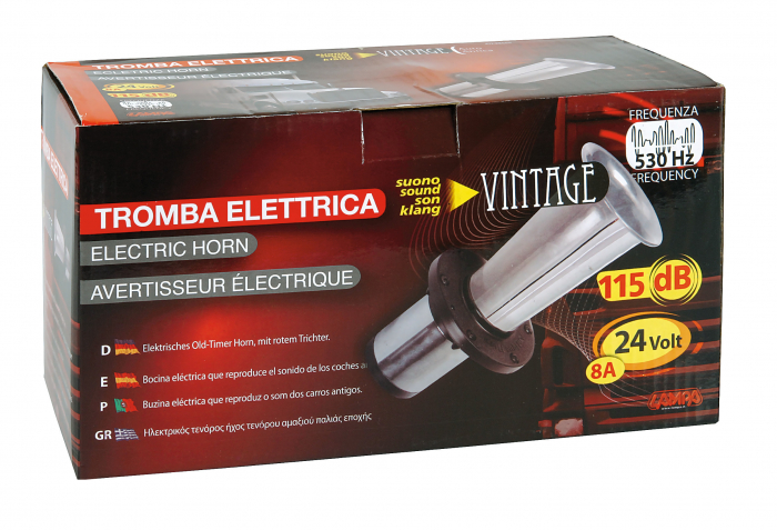 Claxon goarna Vintage 24V, 8A [2]