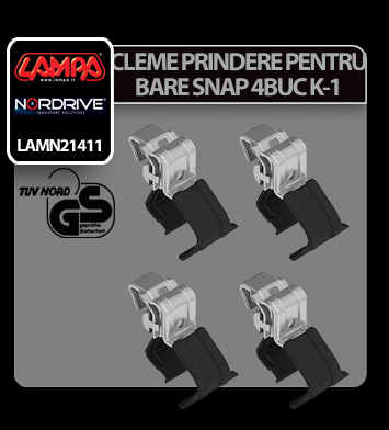 Cleme prindere kit pentru bare Snap 4buc - K-1 [4]