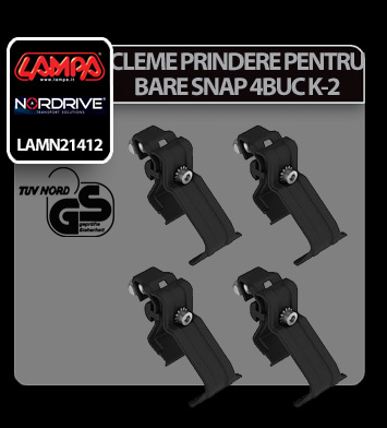 Cleme prindere kit pentru bare Snap 4buc - K-2 [2]