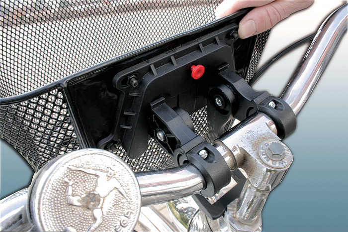 Cos cumparaturi cu fixare rapida pe ghidon bicicleta [3]