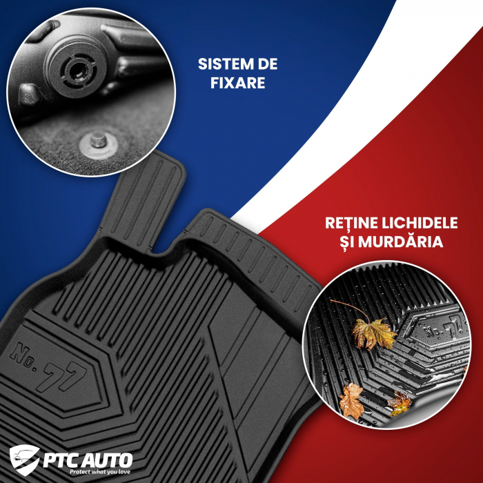Covorase auto tip tavita BMW Seria 1 E87 fabricatie 09.2004 - 2013, caroserie hatchback #2 [3]