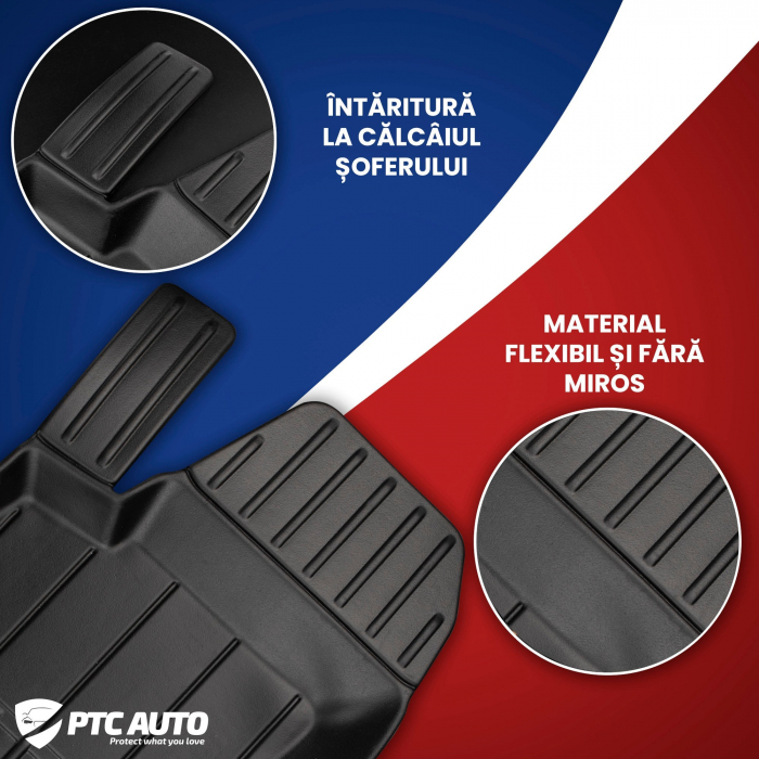 Covorase tip tavita 3D Seat Leon III 5F, caroserie Hatchback, fabricatie 11.2012 - 02.2020 #1 [2]