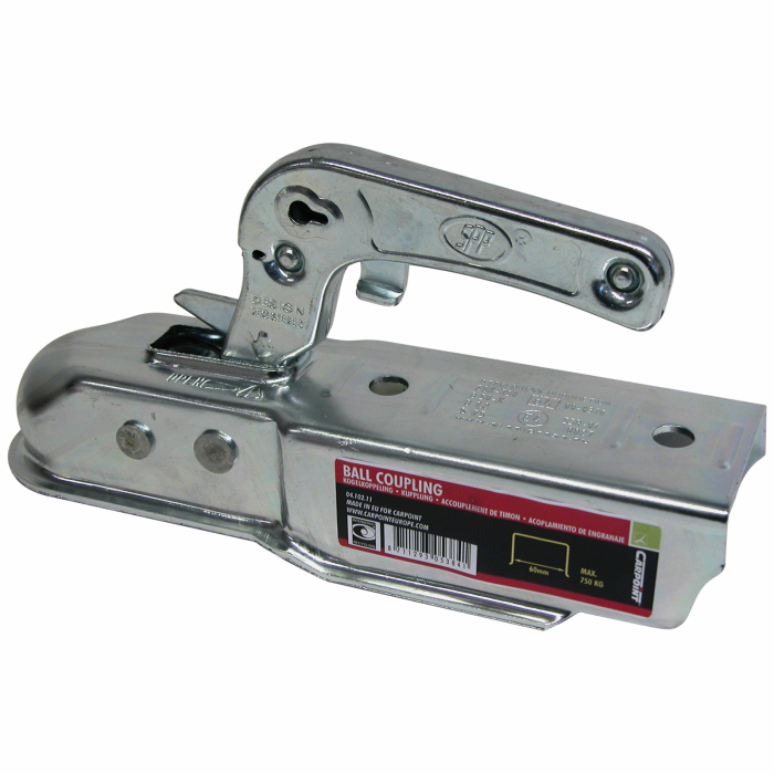 Cupla remorca 60x60mm 750kg pentru ax patrat Carpoint [6]