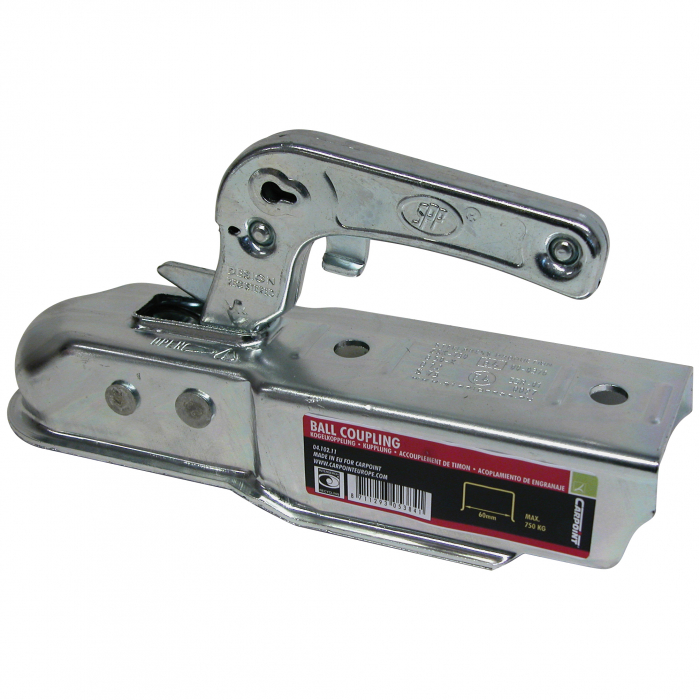 Cupla remorca 60x60mm 750kg pentru ax patrat Carpoint [2]