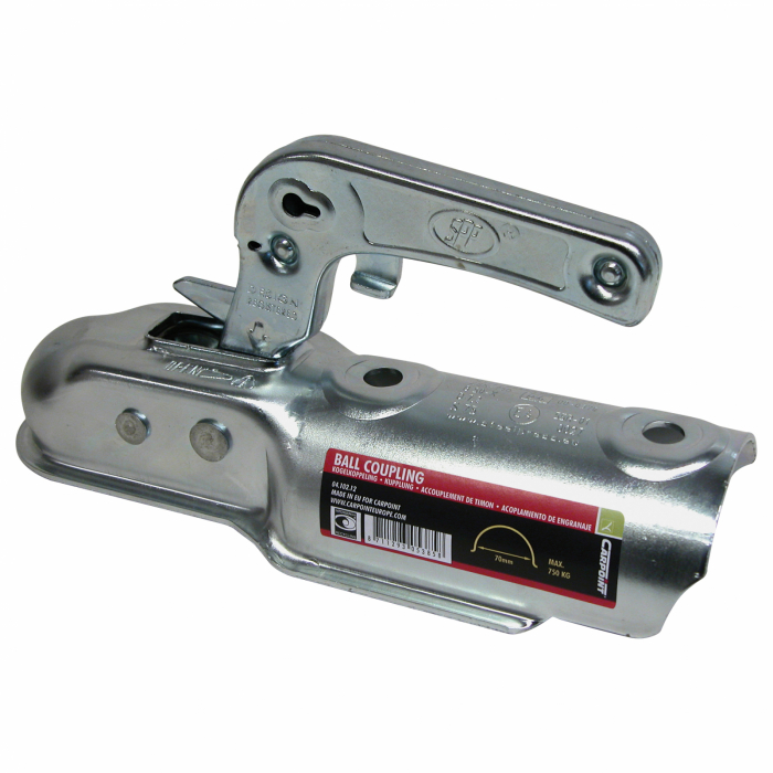 Cupla remorca 70mm 750kg pentru ax rotund Carpoint [6]