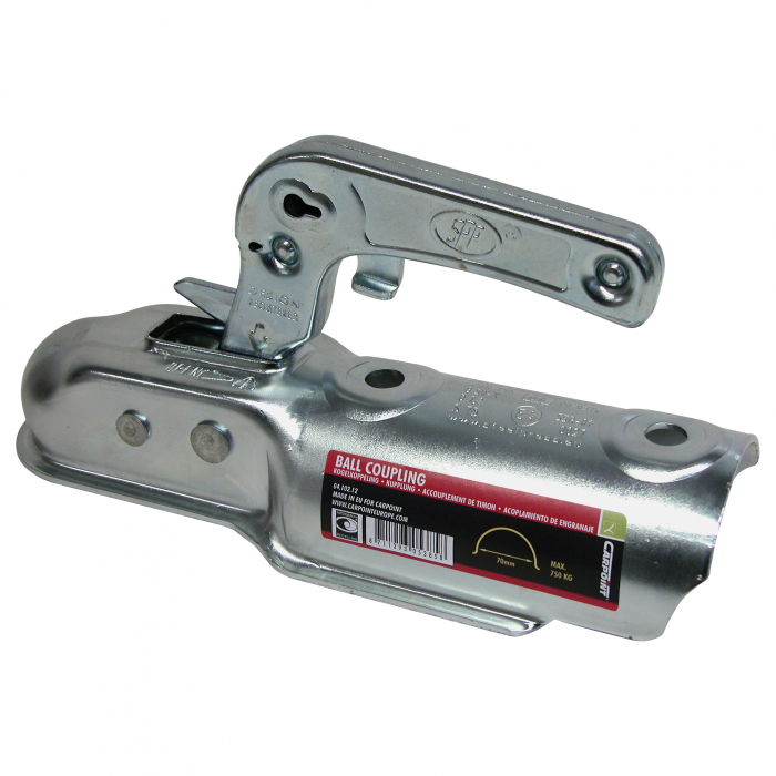 Cupla remorca 70mm 750kg pentru ax rotund Carpoint [4]