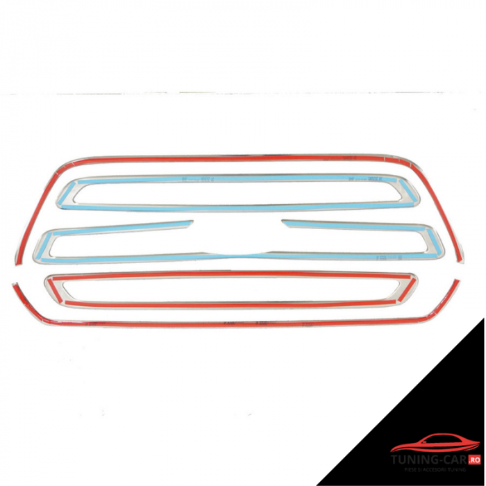 Decor Grila Inox Ford Transit 2014-2019 [5]