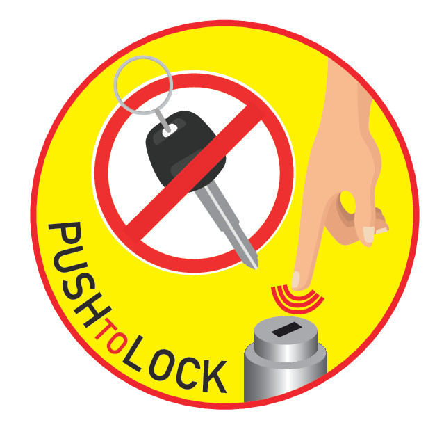 Dispozitiv blocare parcare pliabil cu cheie [5]