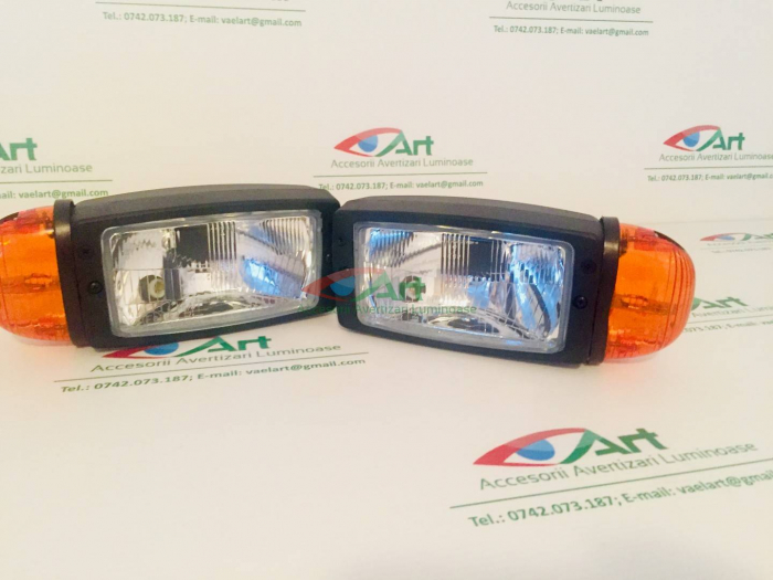 Far cu semnalizare excavatoare, pluguri de zapada, stivuitoare, combine, tractoare V25777Y [8]