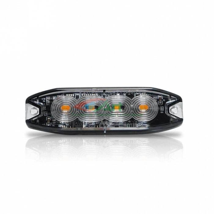Flash-uri cu 4 LED Galben Hunter Slim 12v-24v [9]