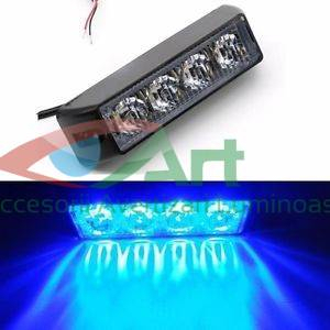 Flash-uri cu 4 LED si lupa -1W Albastre [4]