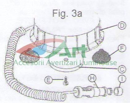 Girofar cu prindere magnetica si 3 ventuze Taurus 8016/12V/24V Sacex [10]