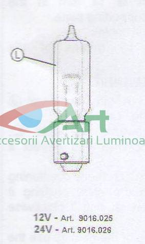 Girofar cu prindere magnetica si 3 ventuze Taurus 8016/12V/24V Sacex [5]