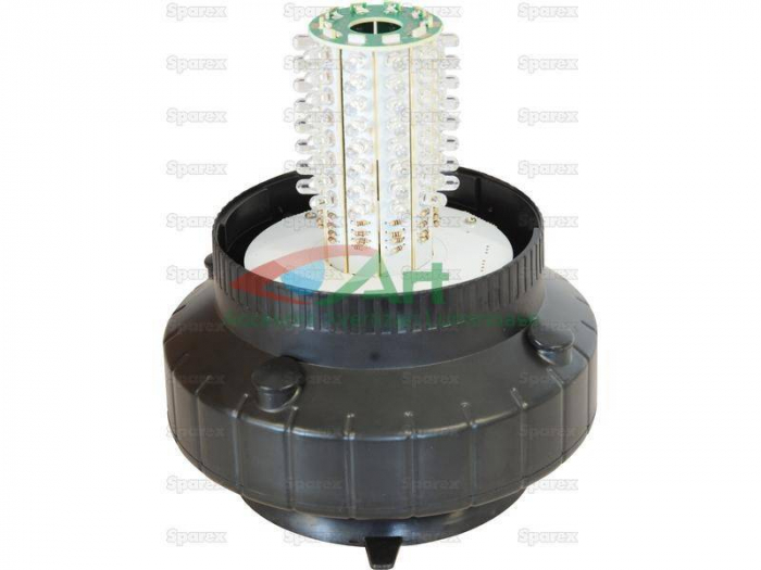 Girofar LED cu acumulator prindere magnetica/ventuza [7]