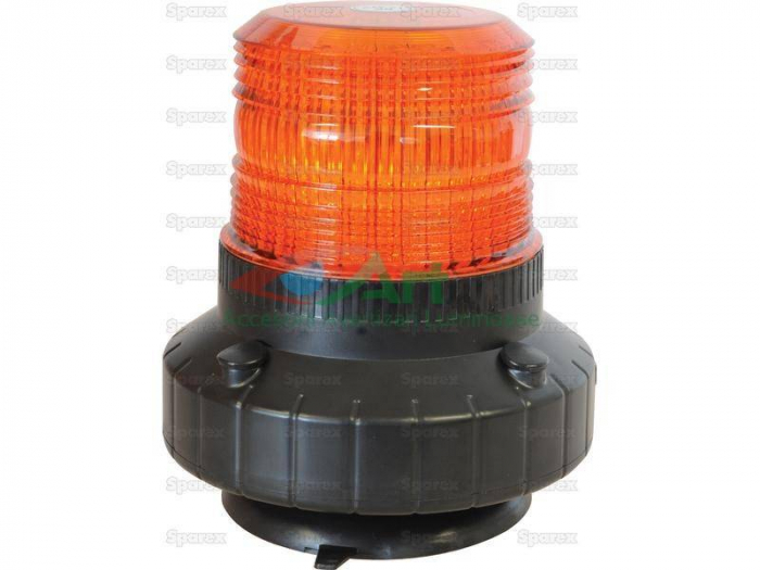 Girofar LED cu acumulator prindere magnetica/ventuza [9]